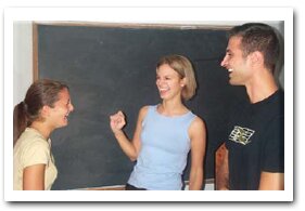 Students in our school in Malaga