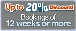 10% discount if you book before 31st of January